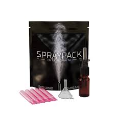 spraypack snuff bottle snorting kit