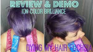 Review Demo Ion Color Brilliance In Fuchsia Dying My Hair