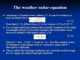 chapter 11 weather radar n n radar was