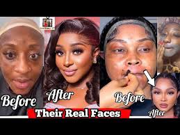 nollywood actresses real faces before