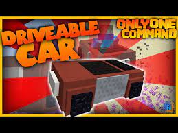 minecraft driveable car in only one