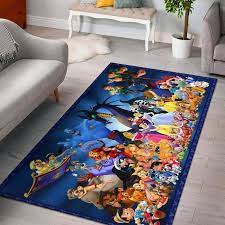 disney characters area rug carpet for