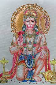 ヒンズー教の神話に登場する猿の神、ハヌマーン。