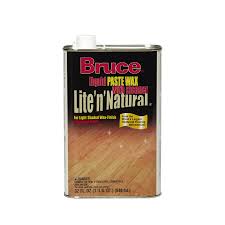 bruce 32 oz lite and natural wax in