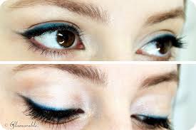 everyday look with teal eyeliner accent
