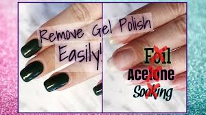 remove gel polish no acetone