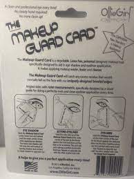 ollie the makeup guard card for