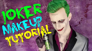 squad joker makeup tutorial by