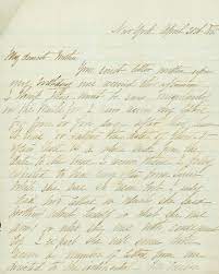 Partial letter of Nellie Blow, New York, to Dearest Mother [Minerva Blow],  April 21, 1865 | Remembering Lincoln