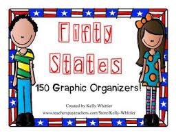 50 States Graphic Organizers 150 Perfect For Kwl Charts And State Studies