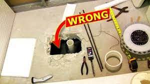 plumbing tips stop shower drain pipe