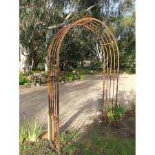 Rusty Metal Garden Arch Plant Support