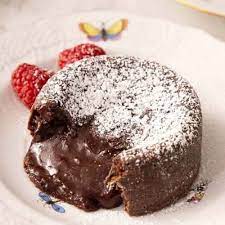 Chocolate Lava Cake In Oven gambar png