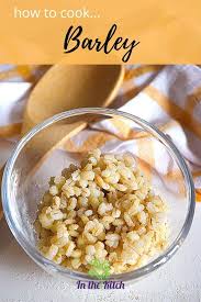 how to cook barley pearl and hulled