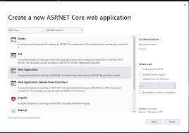 asp net core razor page with ado net