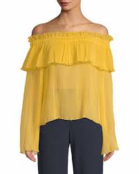 Alice Mccall Womens Pina Colada Off The Shoulder Top