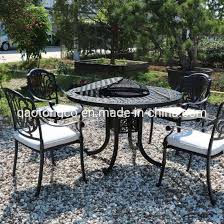 outdoor furniture cast aluminum dining