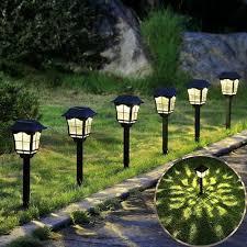 Resin Brass Garden Lights Round 15