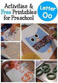 letter o activities for pre the