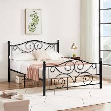 Vecelo Queen Size Bed Frame Support