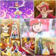 Aria Collage Made By Me Serena Kalos Queen Pokemon Kalos Pok Mon  gambar png