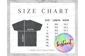 gildan 2000 t shirt size chart uni