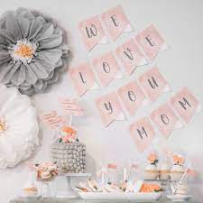 easy decorating ideas to celebrate mom