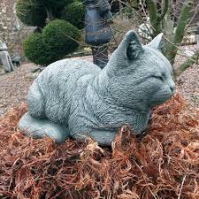 Cat Statue Garden Outdoor Sculpture