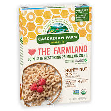honey nut o s cereal cascadian farm