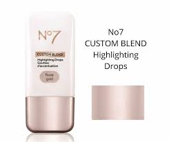 no7 custom blend highlighting or
