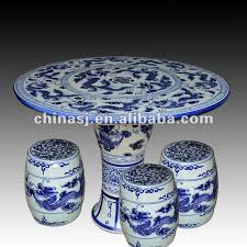 Blue And White Bamboo Ceramic Garden