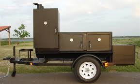 portable trailer insulated bbq smokers