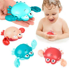 swimming crab baby bath toys