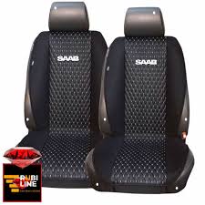 Leatherette Seat Covers Set 2pcs Saab