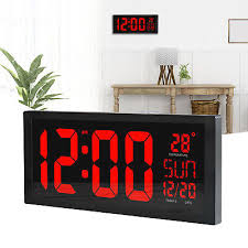 Large Led Digital Wall Clock Electronic