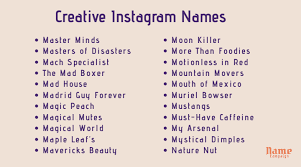 Cool, stylish, creative, funny & good instagram names, prefix & suffix that you can use for your insta profile. Usernames 900 Perfect Instagram Names To Get Followers