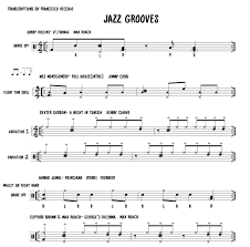 Jazz Grooves Part 1 Francis Drumming Blog