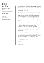 real estate s agent cover letter