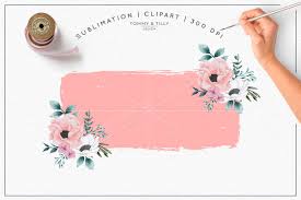 Pink Floral Background No 1 Sublimation Png Clipart