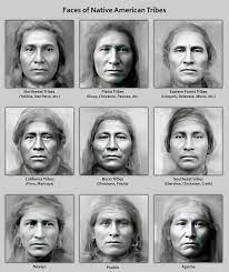 faces of native american tribes