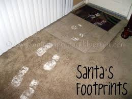 santa s snowy footprints and how