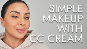 simple makeup tutorial with cc cream