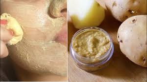 apply potato face pack daily to remove