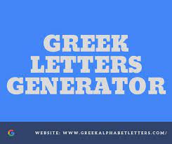 greek letters generator greek fonts