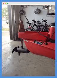 trolling motor mount for a kayak