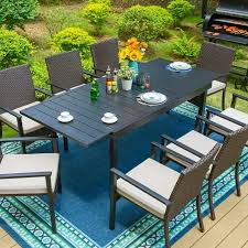 Expandable Patio Dining Table 6 8