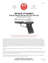 pdf ruger p94 pistol parts doen tips