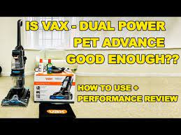 vax dual power pet advance carpet