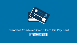 standard chartered credit card bill payment