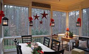 screened porch decorating